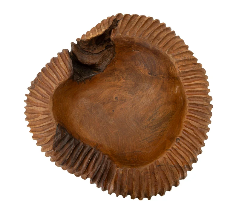 Svuotatasche Garit 37x40x16 cm in Teak Riciclato