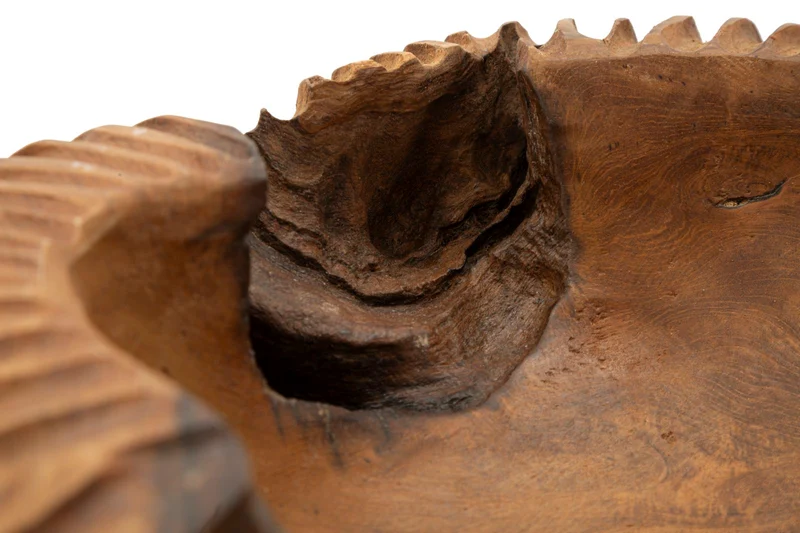 Svuotatasche Garit 37x40x16 cm in Teak Riciclato