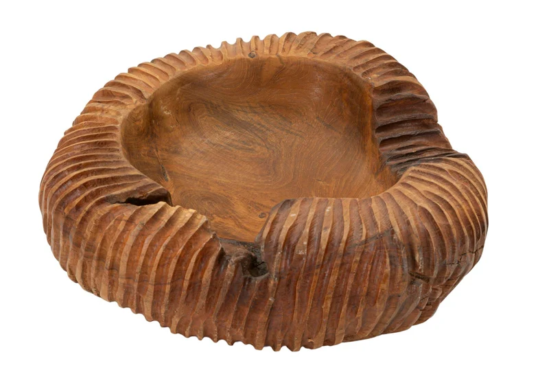 Svuotatasche Garit 37x40x16 cm in Teak Riciclato