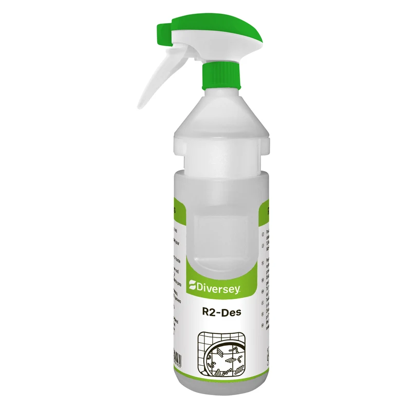Kit bottiglie vuote 750 ml per Room Care R2-Des Diversey Divermite/Diverflow 1 pezzo DISPONIBILE IN 7 GIORNI LAVORATIVI