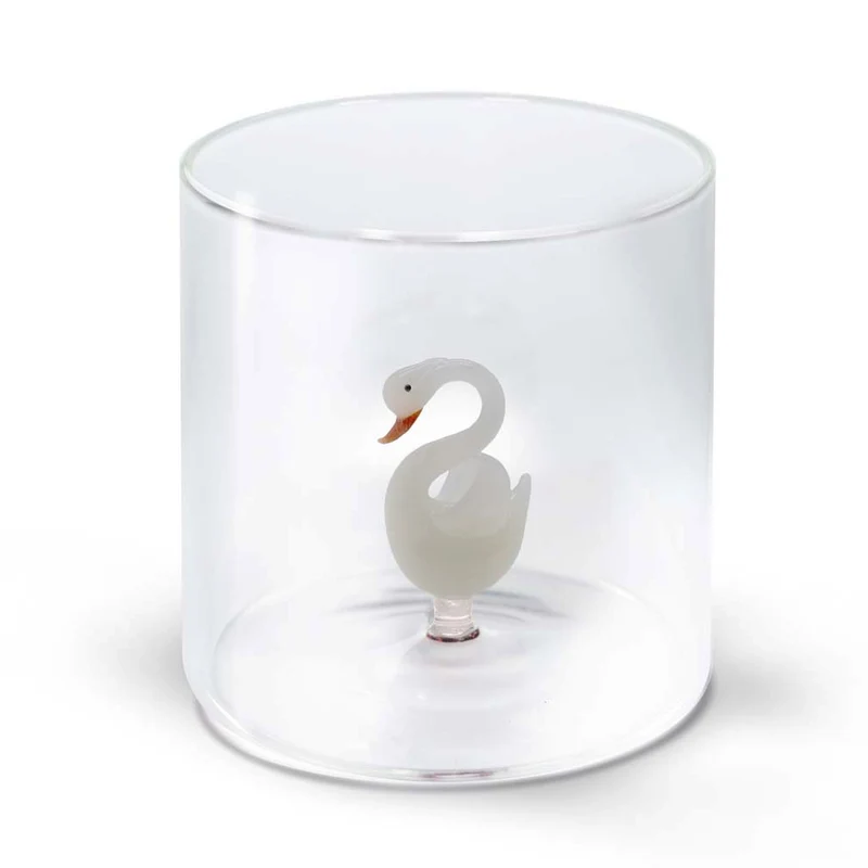 BICCHIERE IN VETRO BOROSILICATO 250ML CIGNO