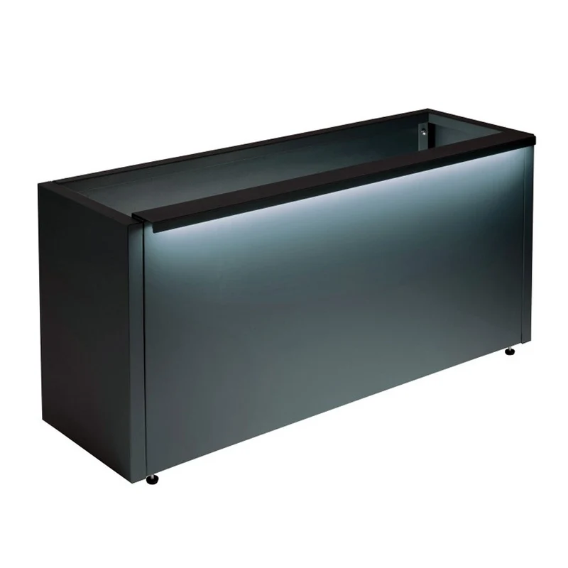 SUPPORTO MAGNETICO PER LUCI ANTRACITE PER FIORIERE DA 150CM