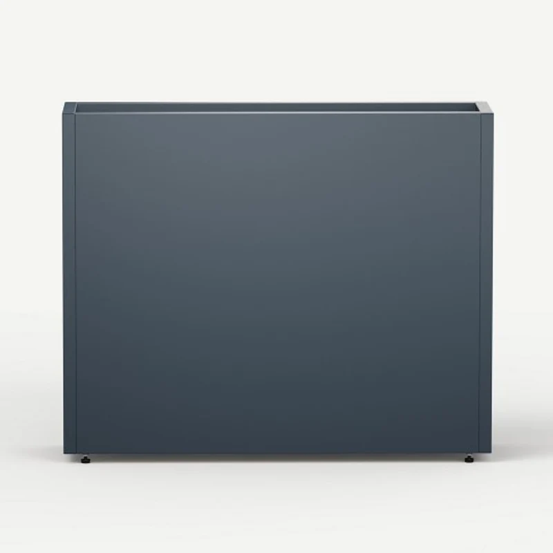 FIORIERA ALTA "PLANTER DIVIDER 25" IN METALLO 100X25X80CM ANTRACITE