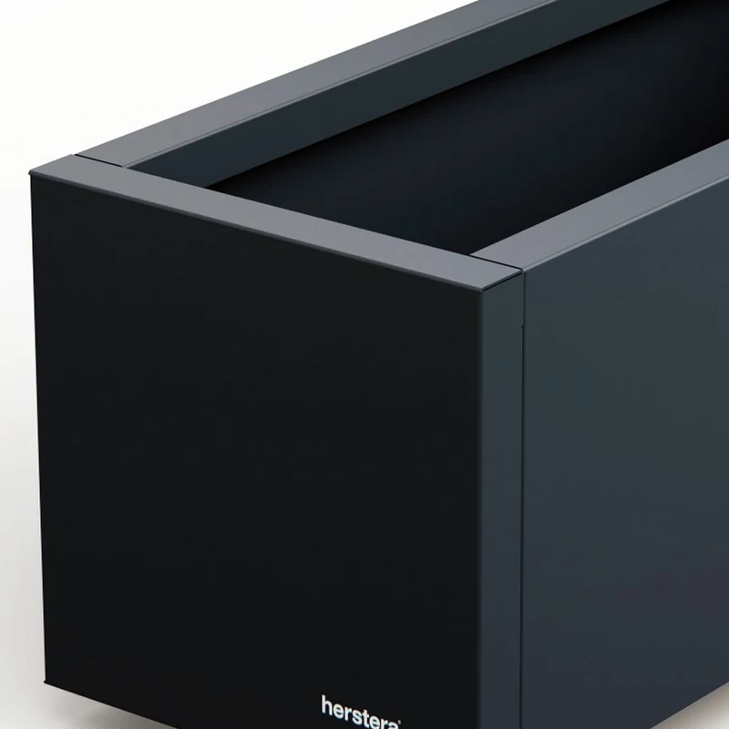 FIORIERA "PLANTER BALCONY" IN METALLO 80X25X25CM ANTRACITE