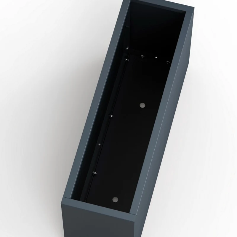 FIORIERA "PLANTER 30" IN METALLO 100X30X50CM ANTRACITE