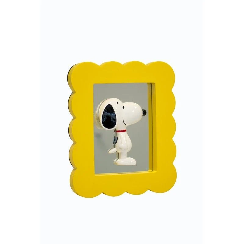 BLOGO Specchio con Cornice 3D "Snoopy Standing" - Giallo