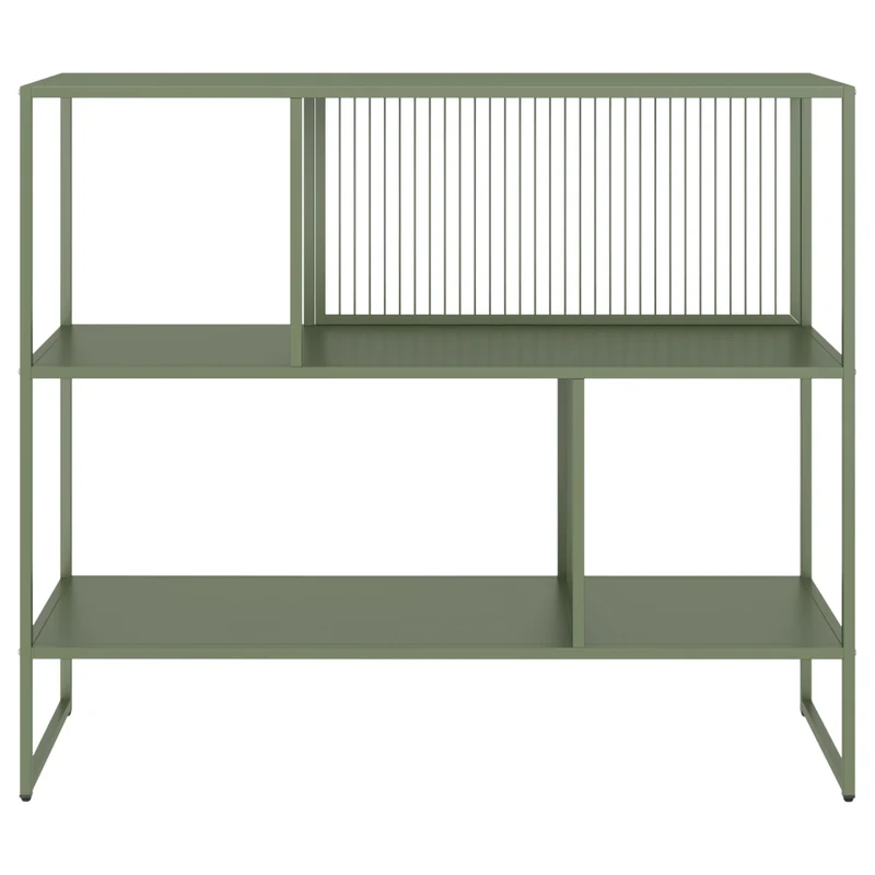 Scaffale in metallo verde kaki EMILIA