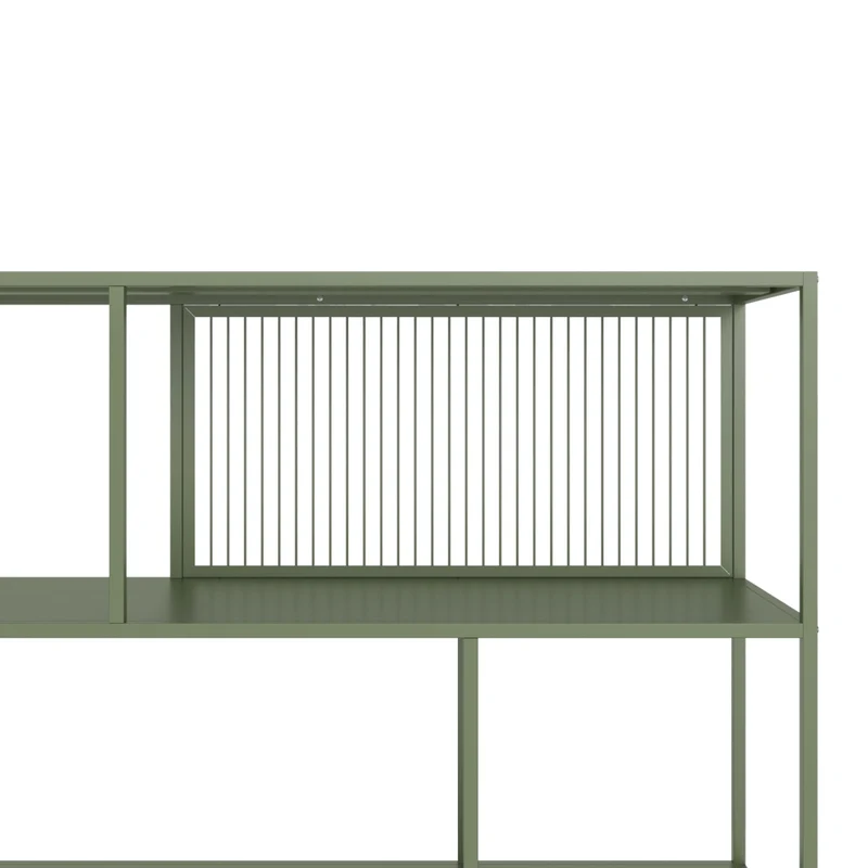 Scaffale in metallo verde kaki EMILIA