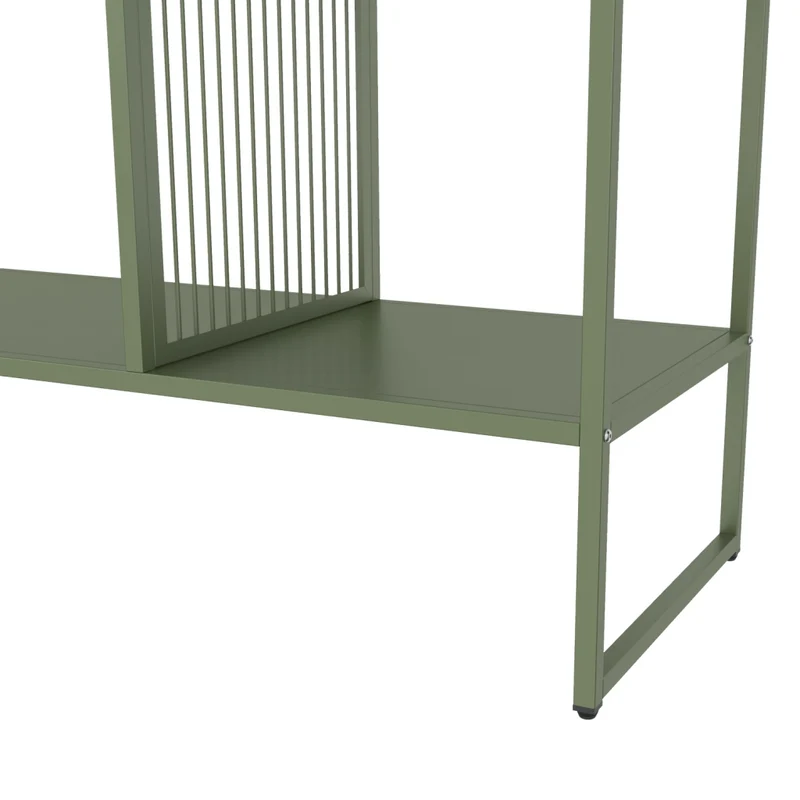 Scaffale in metallo verde kaki EMILIA
