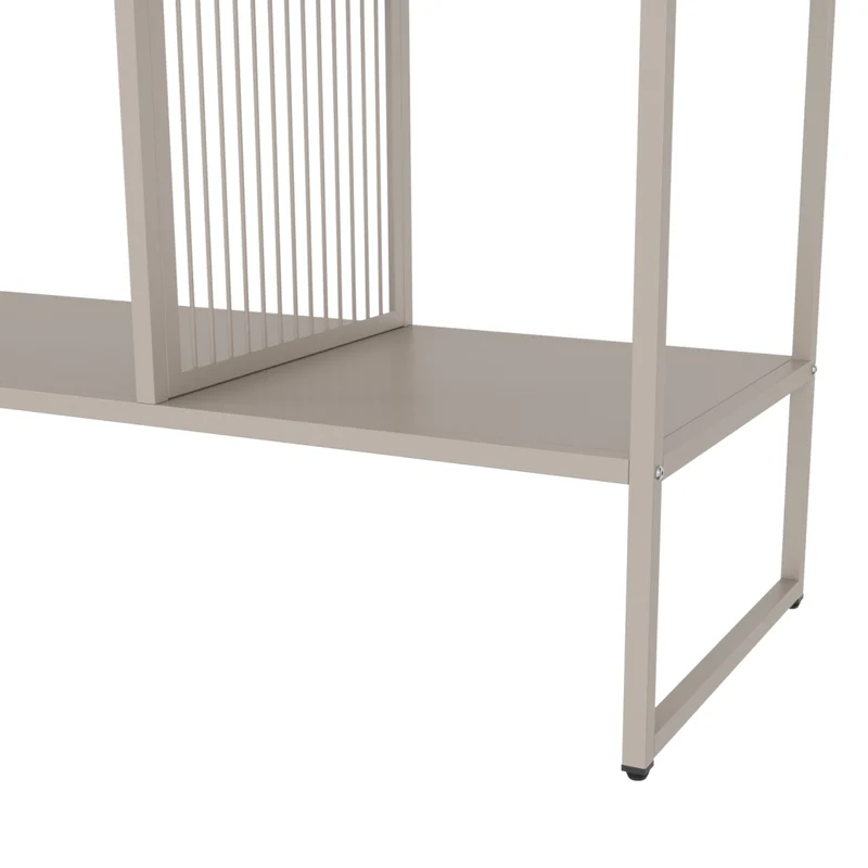 Scaffale in metallo color tortora EMILIA