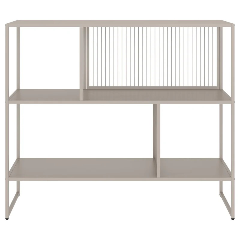Scaffale in metallo color tortora EMILIA