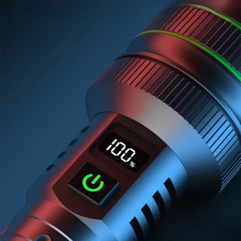LumoForce – LED Zaklamp Zoombaar 3000m Aluminium – Extreem Helder Outdoor