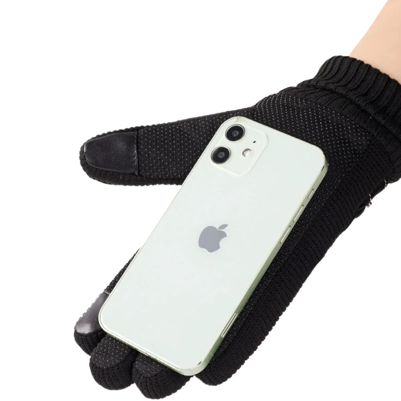 Herenhandschoenen Leer Winddicht | Warm & Touchscreen Geschikt