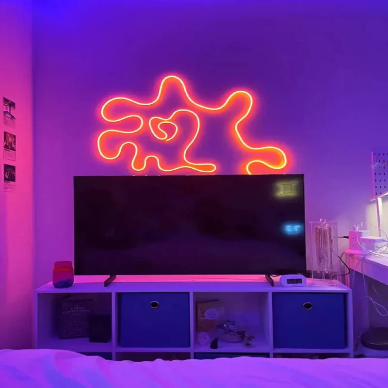 App-Controlled Neon LED Strip for Creative Lighting