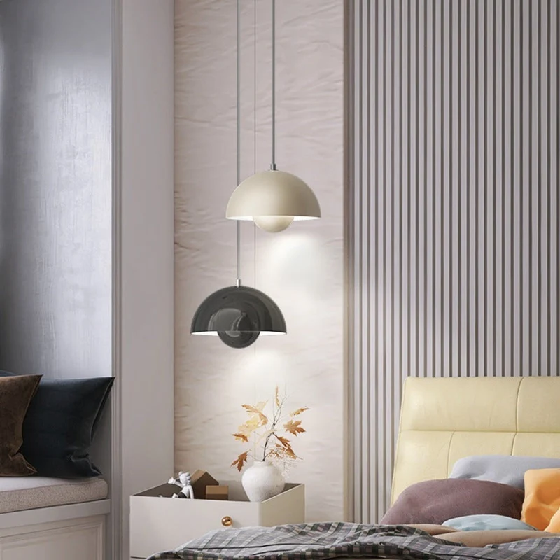 Vibrant Scandinavian Semi-Circular Ceiling Lamp