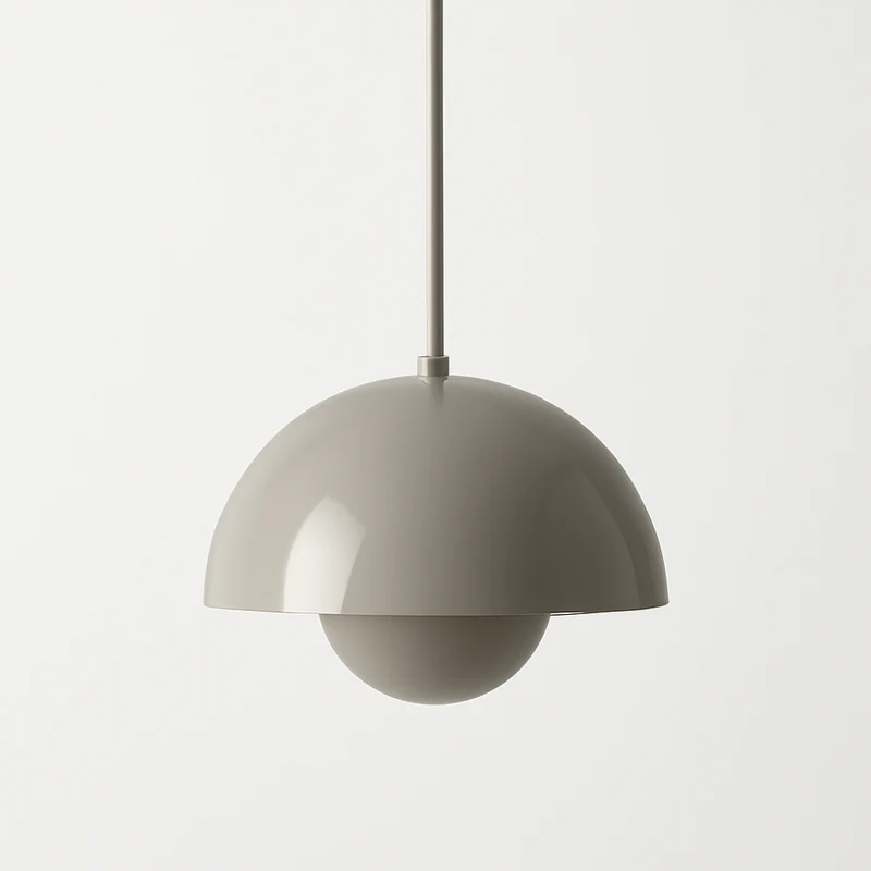 Vibrant Scandinavian Semi-Circular Ceiling Lamp