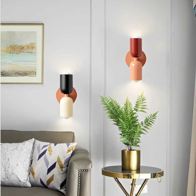 Modern Nordic LED Wall Lamp with Dual Lighting