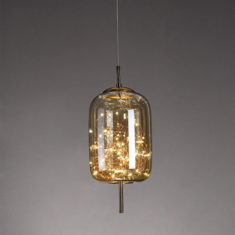 Modern Glass LED Ceiling Lamp – Perfect for Home Spaces