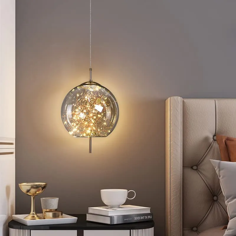 Modern Glass LED Ceiling Lamp – Perfect for Home Spaces