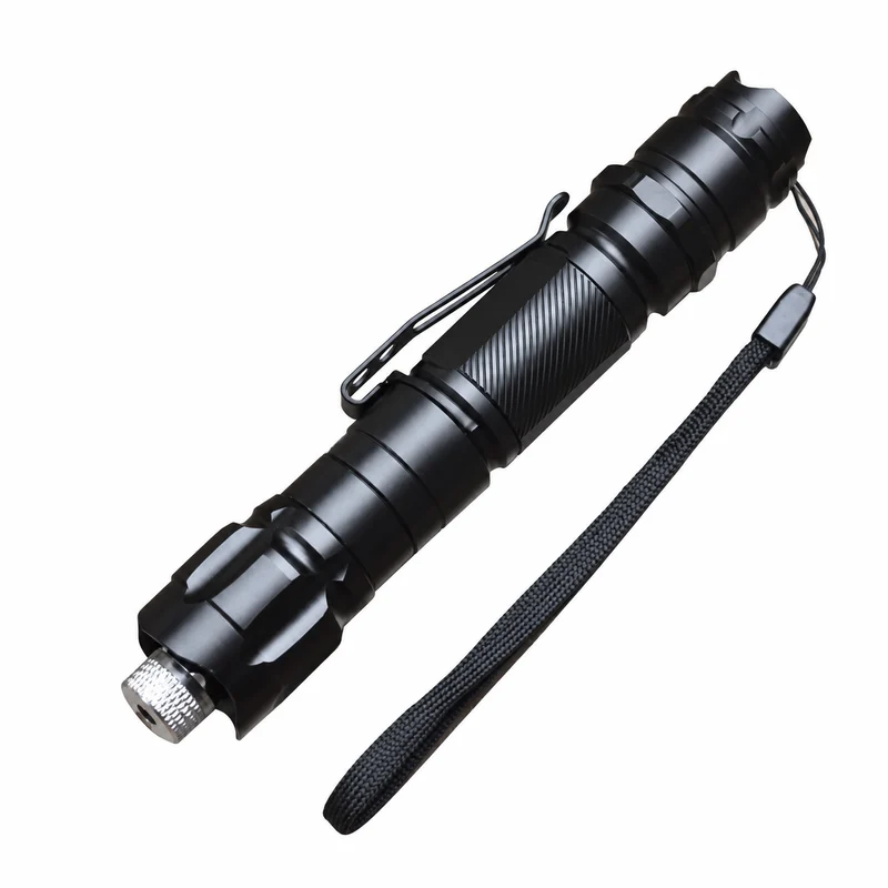 Precise long-range green laser pointer