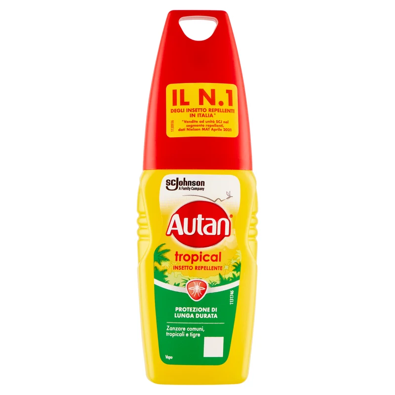 AUTAN TROPICAL VAPO INSETTO REPELLENTE E ANTIZANZARE COMUNI E TROPICALI 100ML