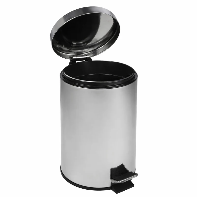Pattumiera Inox 12lt Con Pedale . H39