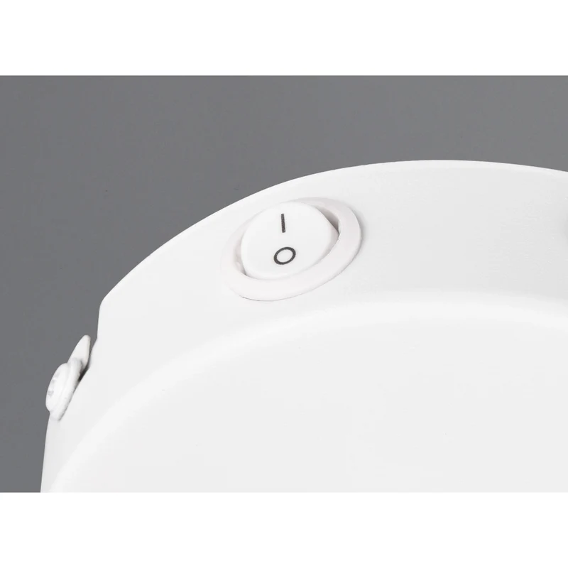 SPOT E14 VALENTIN H14CM BIANCO/LEGNO/ORO