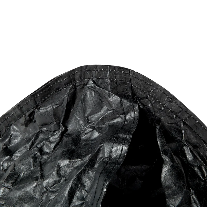 Fodera per poltrona sacco impermeabile grande in nylon nero 75 x 75 cm con cerniera e velcro