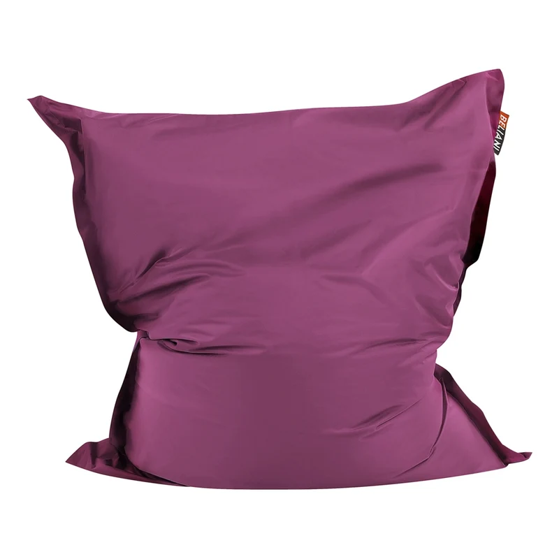 Fodera per pouf a sacco grande in nylon con cerniera, impermeabile e resistente, per interni ed esterni, 140 x 180 cm, viola moderno
