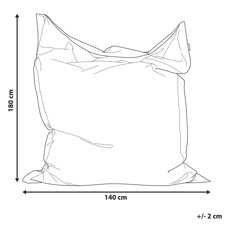 Fodera per pouf a sacco grande in nylon con cerniera, impermeabile e resistente, per interni ed esterni, 140 x 180 cm, viola moderno