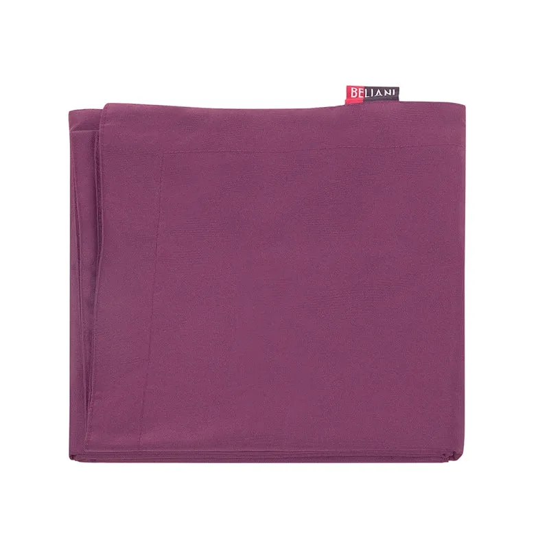 Fodera per pouf a sacco grande in nylon con cerniera, impermeabile e resistente, per interni ed esterni, 140 x 180 cm, viola moderno