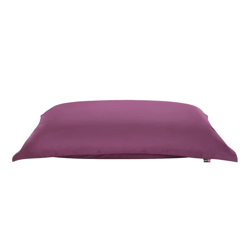 Fodera per pouf a sacco grande in nylon con cerniera, impermeabile e resistente, per interni ed esterni, 140 x 180 cm, viola moderno