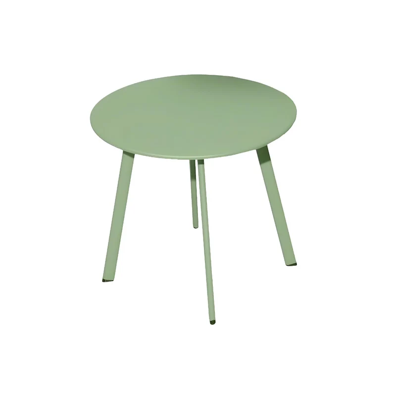 TAVOLINO DA GIARDINO IN ACCIAIO MASSAI D45 VERDE