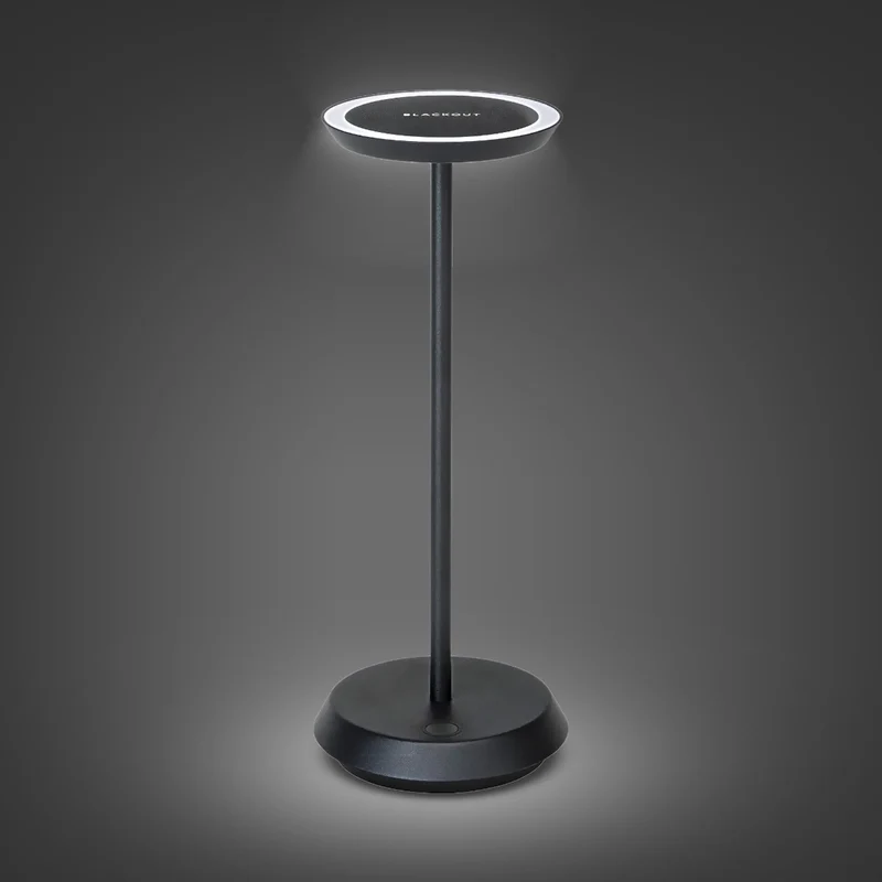 LAMPADA CORDLESS RICARICABILE NERA FLAAT