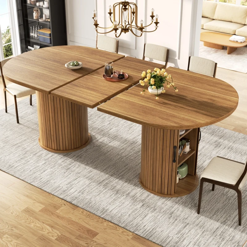 Tavolo consolle bianco con due cassetti; struttura in metallo; 110 x 32 x 85 cm