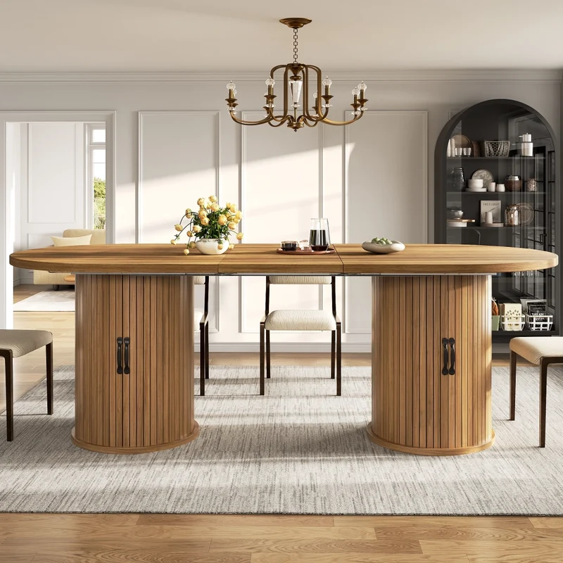 Tavolo consolle bianco con due cassetti; struttura in metallo; 110 x 32 x 85 cm