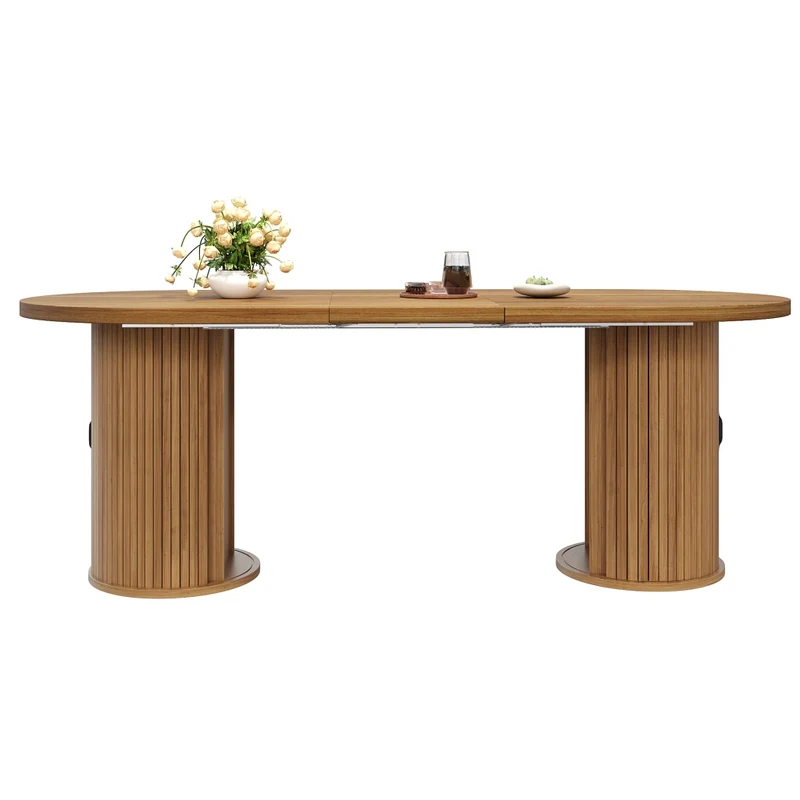 Tavolo consolle bianco con due cassetti; struttura in metallo; 110 x 32 x 85 cm