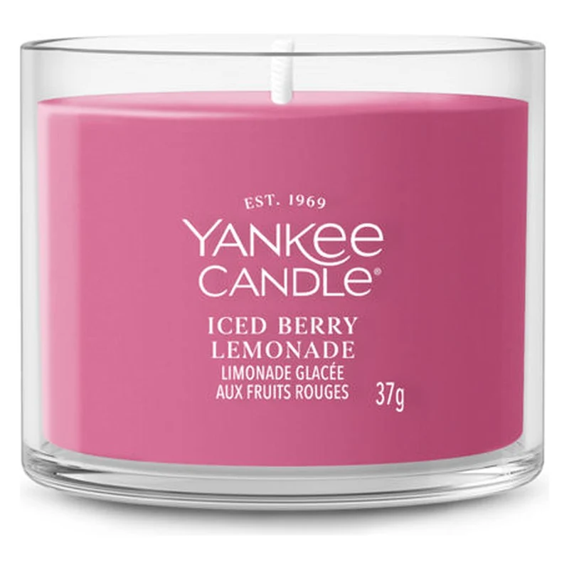 Candela Votiva in Vetro Yankee Candle Signature Iced Berry Lemonade