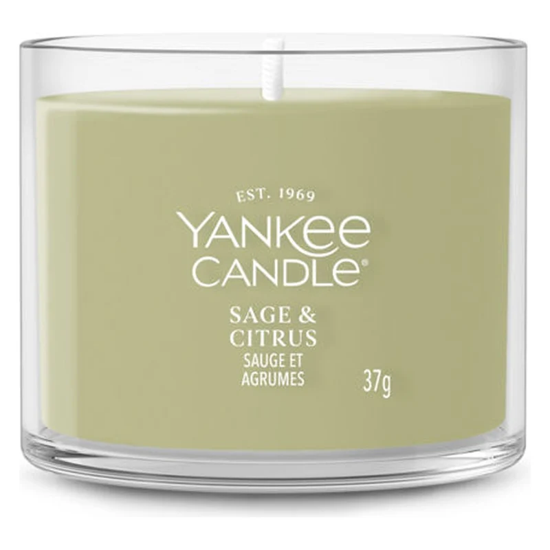 Candela Votiva in Vetro Yankee Candle Signature Sage & Citrus