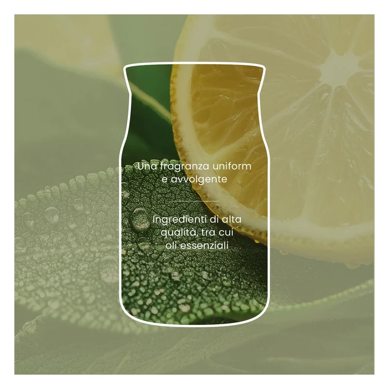 Candela Votiva in Vetro Yankee Candle Signature Sage & Citrus