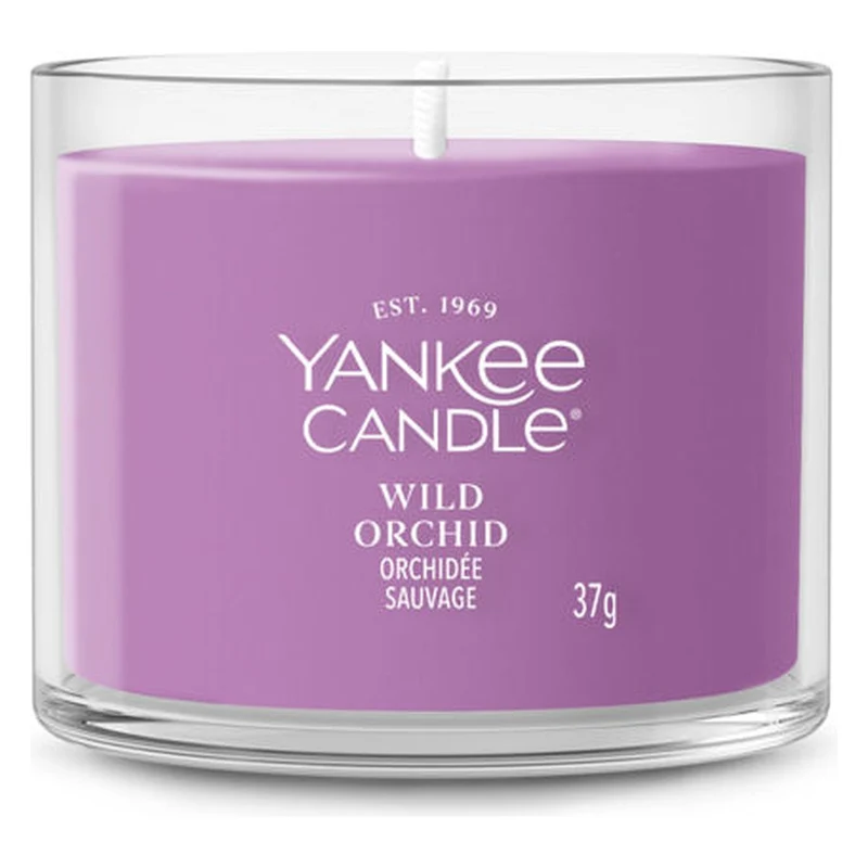 Candela Votiva in Vetro Yankee Candle Signature Wild Orchid