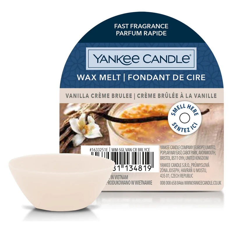 Tart Profumata Yankee Candle Vanilla Crème Brûlée