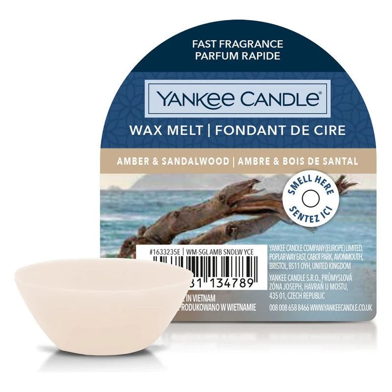 Tart Profumata Yankee Candle Amber & Sandalwood