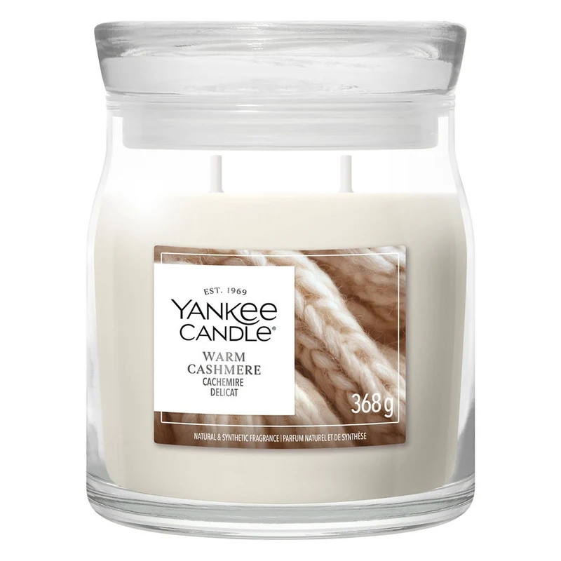 Candela Giara Media Yankee Candle Signature Warm Cashmere