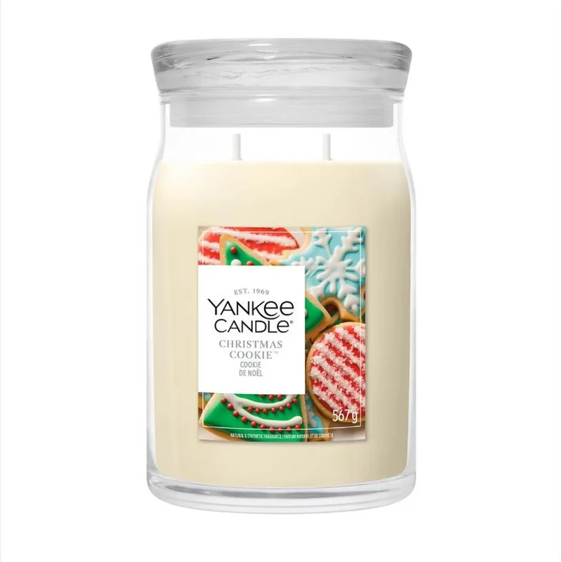Candela Giara Grande Yankee Candle Signature Christmas Cookie