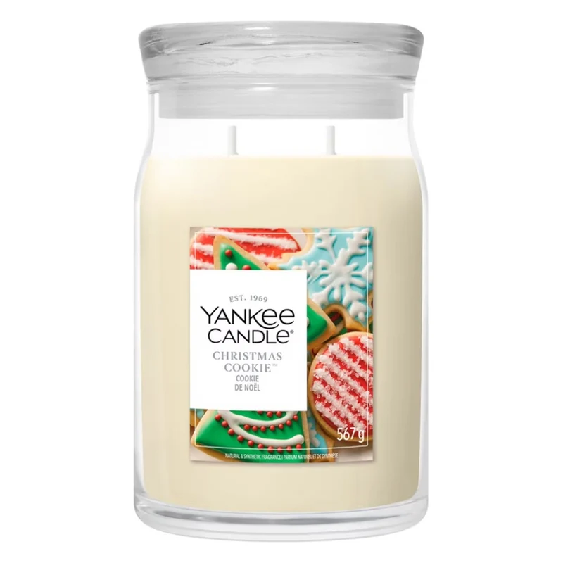 Candela Giara Grande Yankee Candle Signature Christmas Cookie