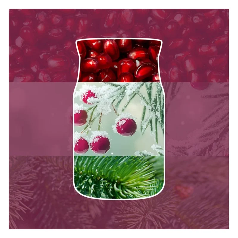 Candela Giara Grande Yankee Candle Signature Sparkling Winterberry