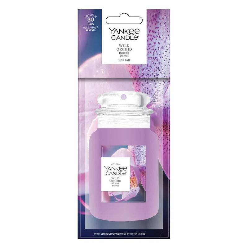 Profumatore per Auto Yankee Candle Car Jar Wild Orchid