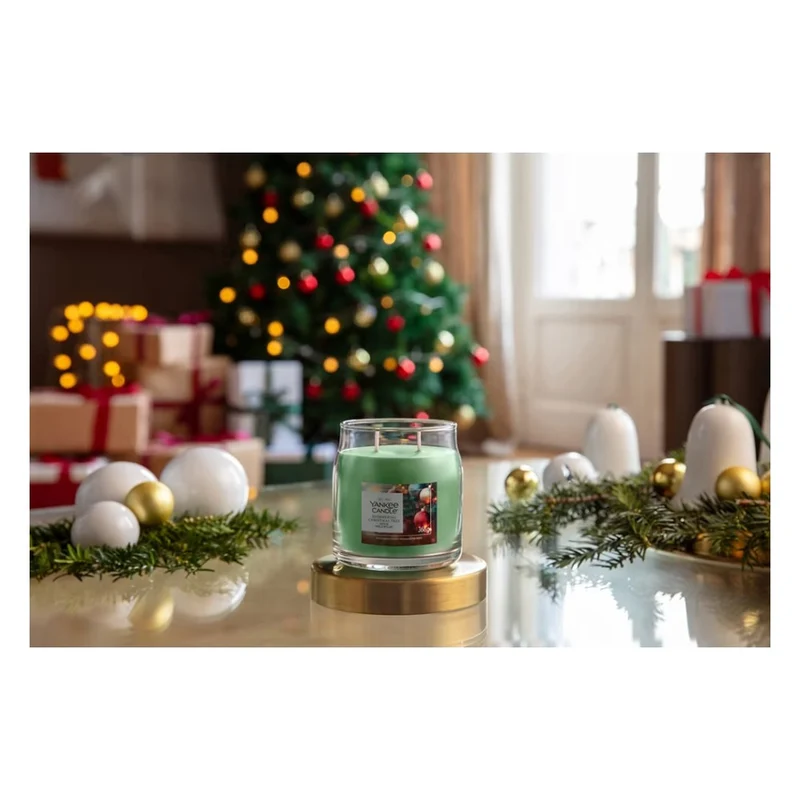 Candela Giara Media Yankee Candle Signature Shimmering Christmas Tree