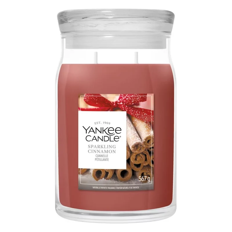Candela Giara Grande Yankee Candle Signature Sparkling Cinnamon